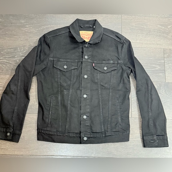 Levi's Men's Black Denim Jacket - Picture 1 of 9